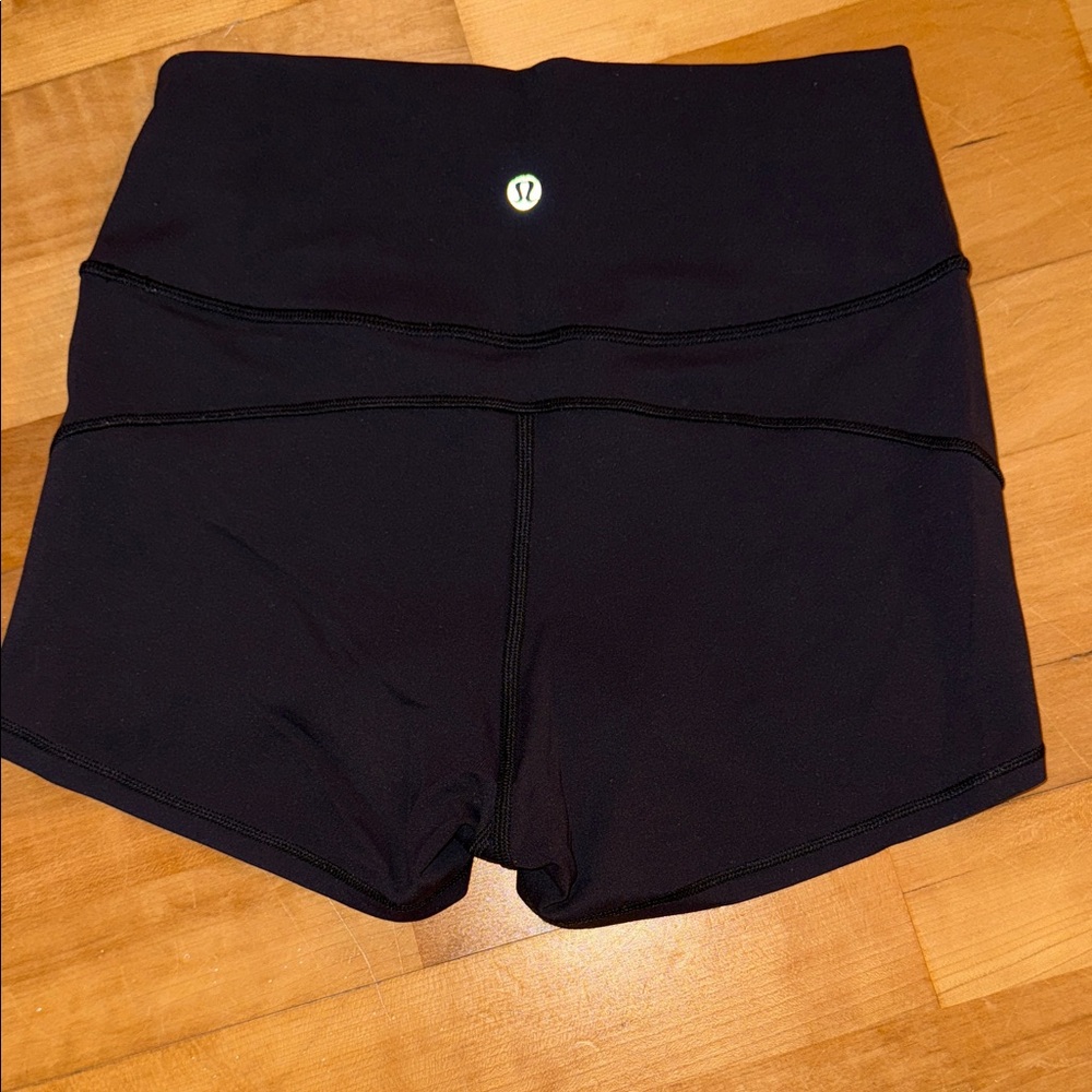 lululemon athletica Midnight Black Athletic Shorts
